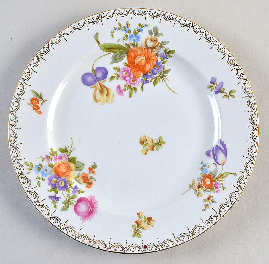 Meissen (White) Dinner Plate by Rosenthal - Continental-1