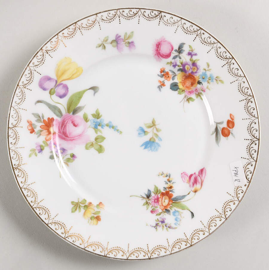 Meissen (White) Salad Plate by Rosenthal - Continental-1
