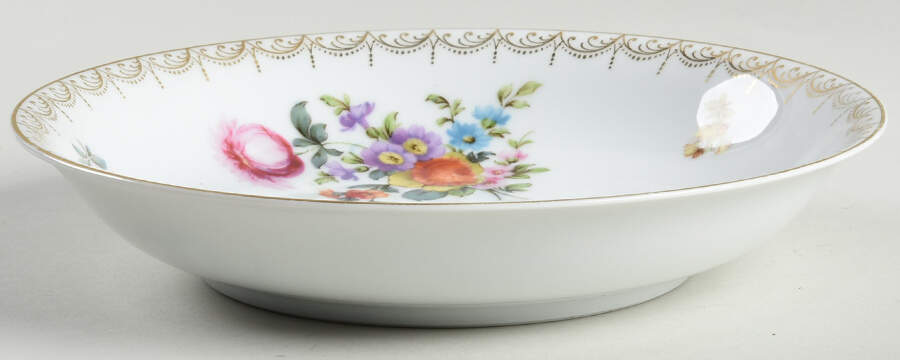 Meissen (White) Coupe Soup Bowl by Rosenthal - Continental-1
