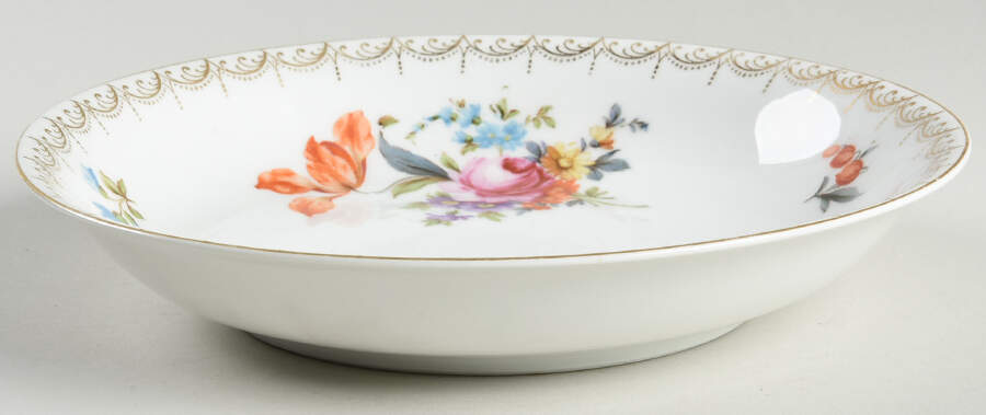 Meissen (White) Coupe Soup Bowl by Rosenthal - Continental-1