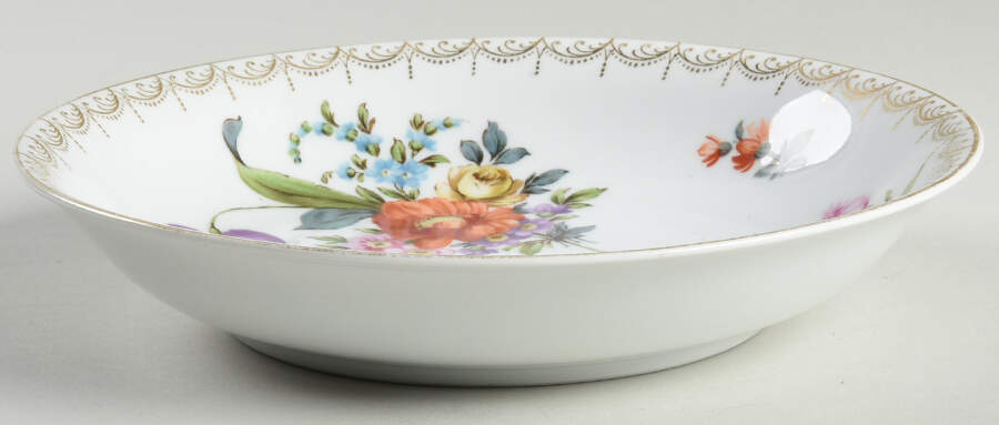 Meissen (White) Coupe Soup Bowl by Rosenthal - Continental-1