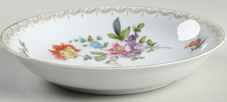 Meissen (White) Coupe Soup Bowl by Rosenthal - Continental-1