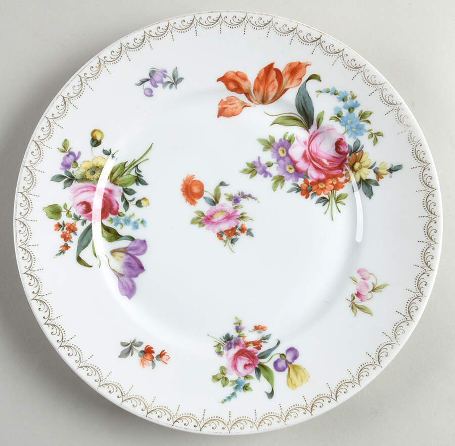 Meissen (White) Dinner Plate by Rosenthal - Continental-1