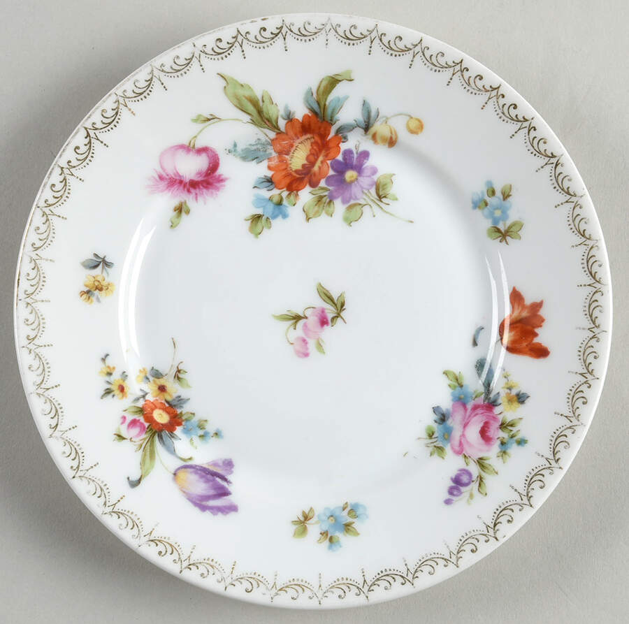 Meissen (White) Bread & Butter Plate by Rosenthal - Continental-1