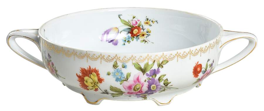 Meissen (White) Round Vegetable No Lid by Rosenthal - Continental-1