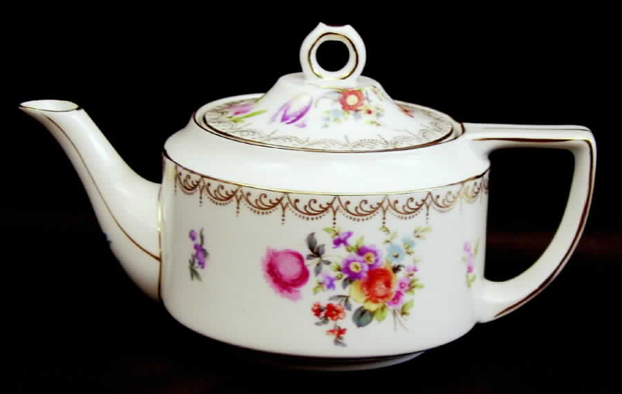 Meissen (White) Mini Teapot & Lid by Rosenthal - Continental-1