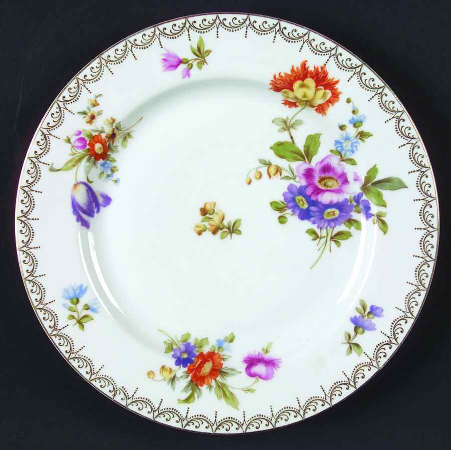 Meissen (White) Luncheon Plate by Rosenthal - Continental-1