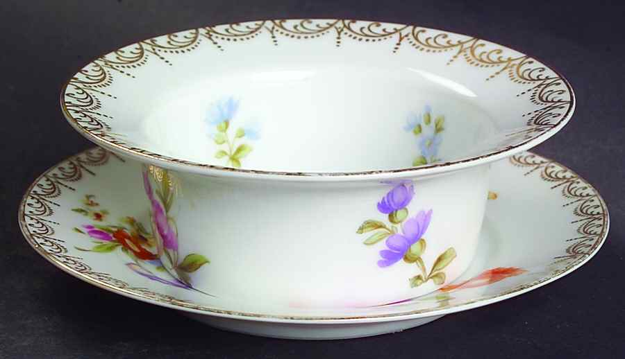 Meissen (White) Ramekin & Saucer Set by Rosenthal - Continental-1