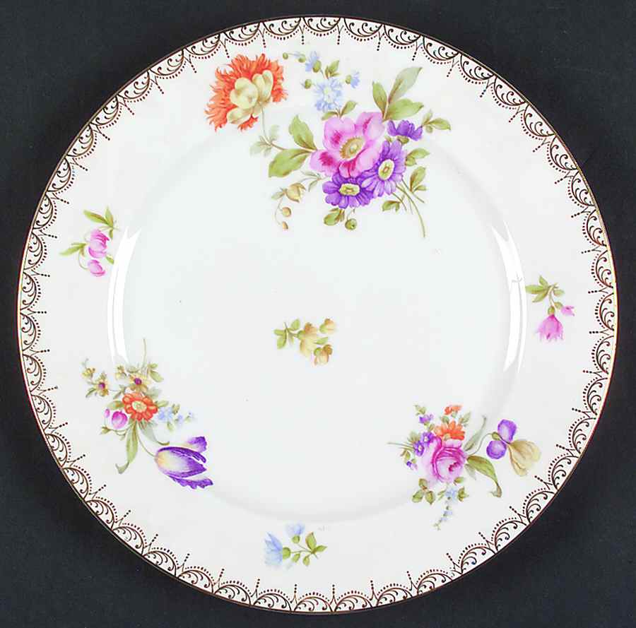 Meissen (White) Dinner Plate by Rosenthal - Continental-1