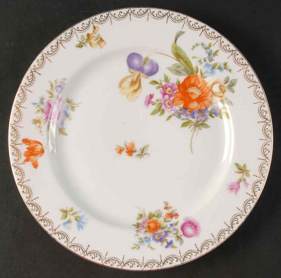 Meissen (White) Luncheon Plate by Rosenthal - Continental-1