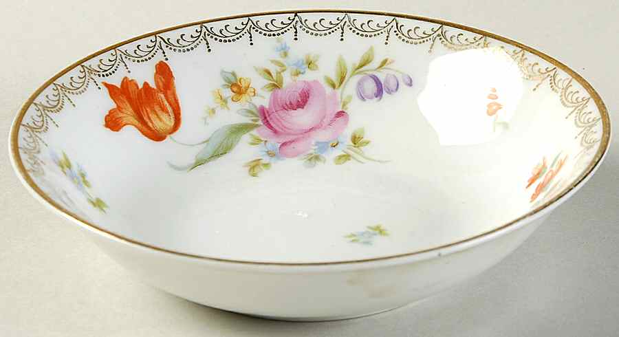 Meissen (White) Fruit/Dessert (Sauce) Bowl by Rosenthal - Continental-1