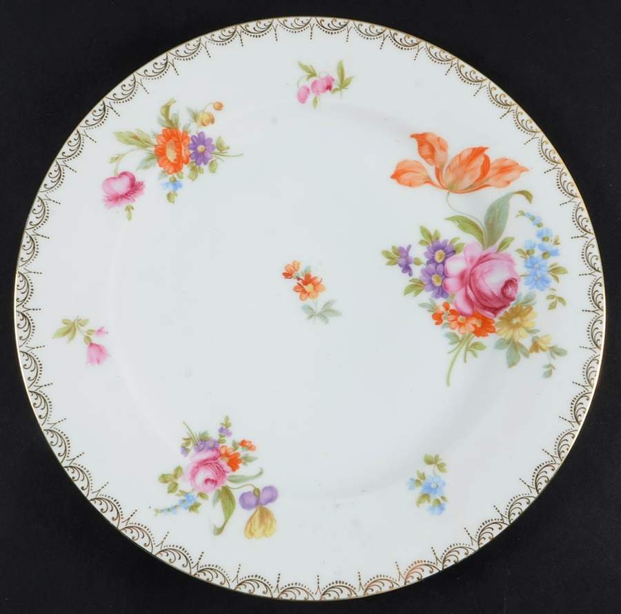 Meissen (White) Dinner Plate by Rosenthal - Continental-1