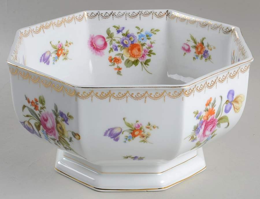 Meissen (White) Large Fruit Bowl by Rosenthal - Continental-1