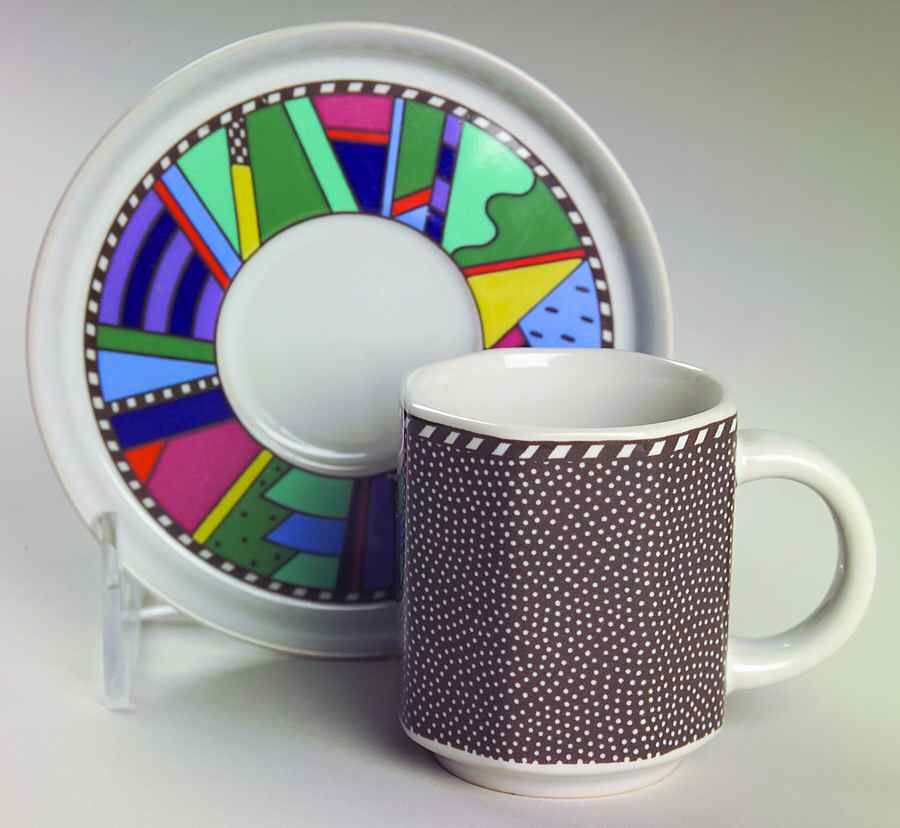 Metropol Flat Demitasse Cup & Saucer Set by Rosenthal - Continental-1