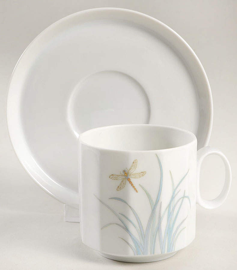 Milos Flat Cup & Saucer Set by Rosenthal - Continental-1
