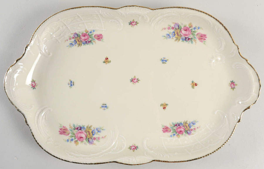 Minuet Cream (Sans Souci) 15" Oval Serving Platter by Rosenthal - Continental-1
