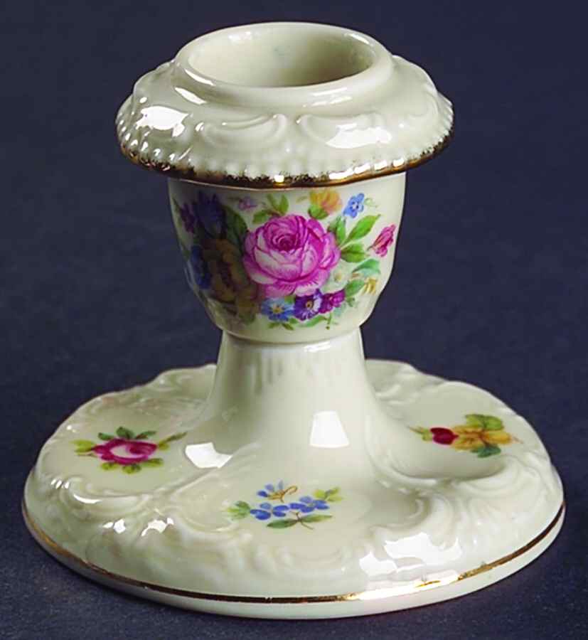 Minuet Cream (Sans Souci) 2" Candlestick by Rosenthal - Continental-1