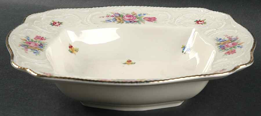 Minuet Cream (Sans Souci) 9" Square Vegetable Bowl by Rosenthal - Continental-1