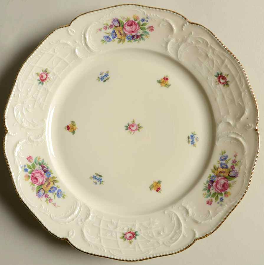 Minuet Cream (Sans Souci) Luncheon Plate by Rosenthal - Continental-1
