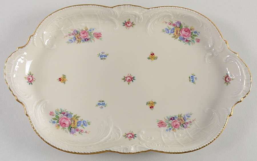 Minuet Cream (Sans Souci) 11" Oval Serving Platter by Rosenthal - Continental-1