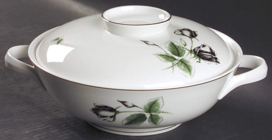 Midnight Rose Round Covered Vegetable by Rosenthal - Continental-1