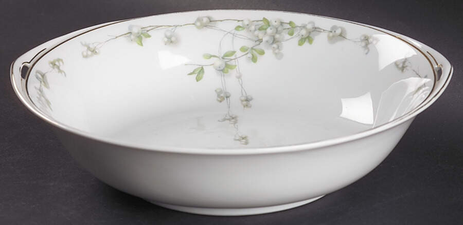 Mistletoe (Gold Trim) 9" Round Vegetable Bowl by Rosenthal - Continental-1