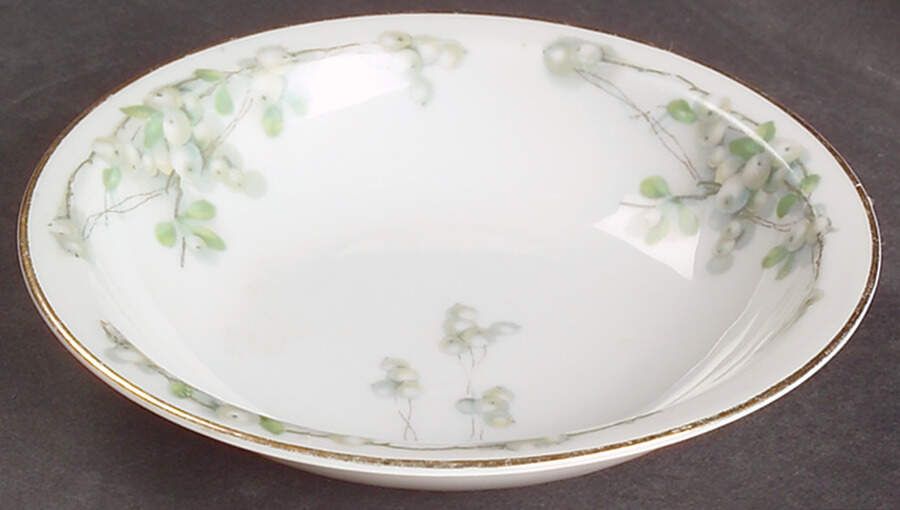 Mistletoe (Gold Trim) Rim Fruit/Dessert (Sauce) Bowl by Rosenthal - Continental-1