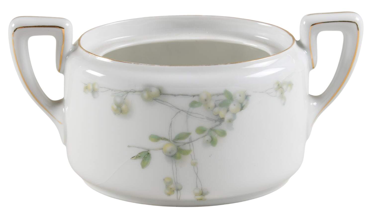 Mistletoe (Gold Trim) Sugar Bowl No Lid by Rosenthal - Continental-1