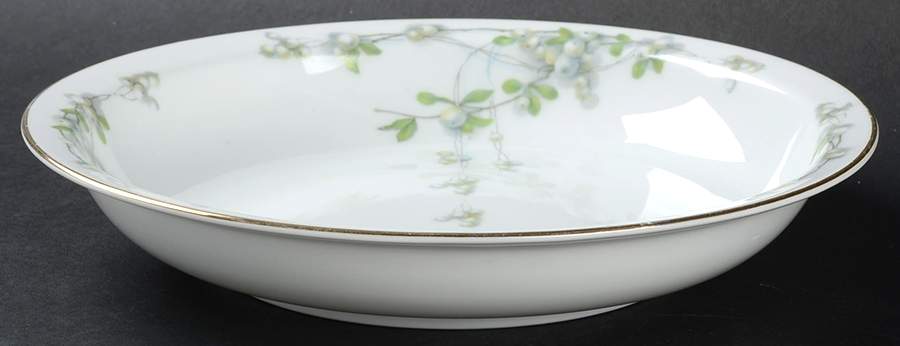 Mistletoe (Gold Trim) Rim Soup Bowl by Rosenthal - Continental-1