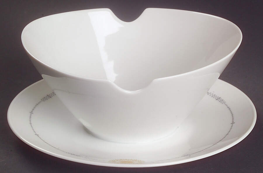 Midnite Sun Gravy Boat with Attached Underplate by Rosenthal - Continental-1