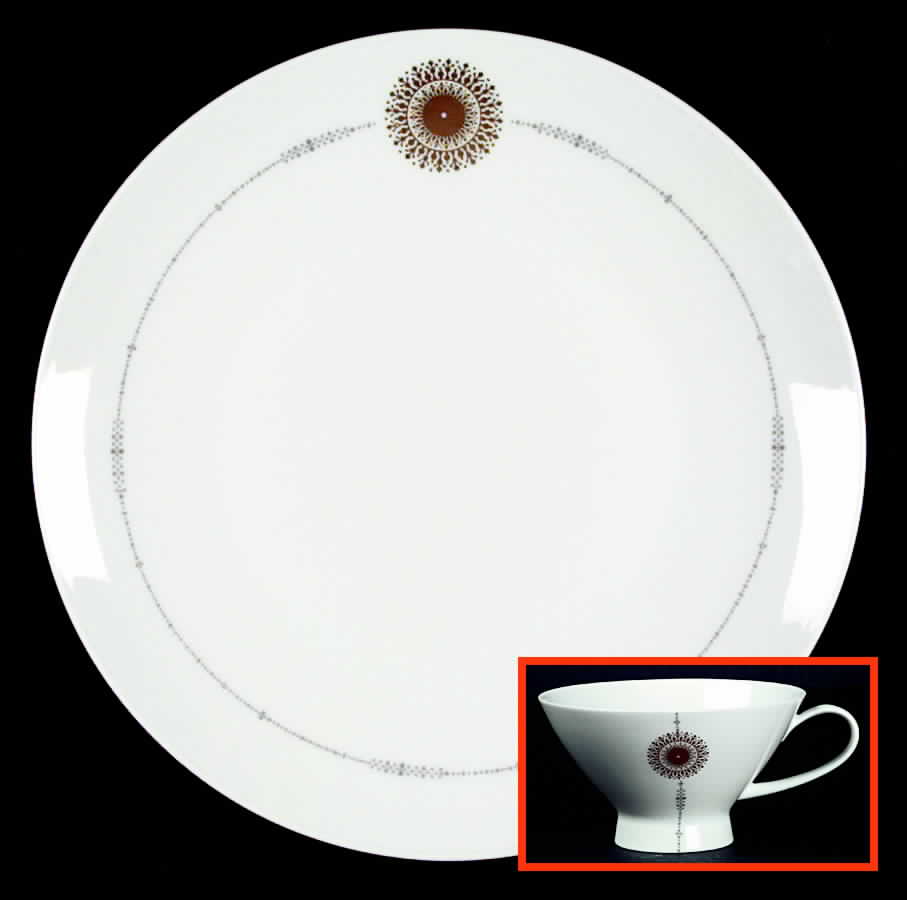 Midnite Sun Footed Cup by Rosenthal - Continental-1