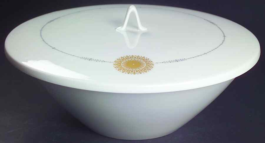 Midnite Sun Round Covered Vegetable-Uses RV9 as Base+CVLRV9 by Rosenthal - Continental-1