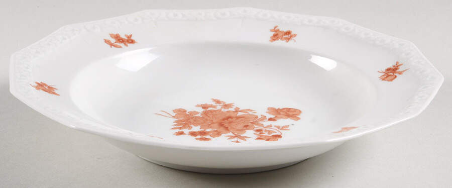 Monticello Orange Rim Soup Bowl by Rosenthal - Continental-1