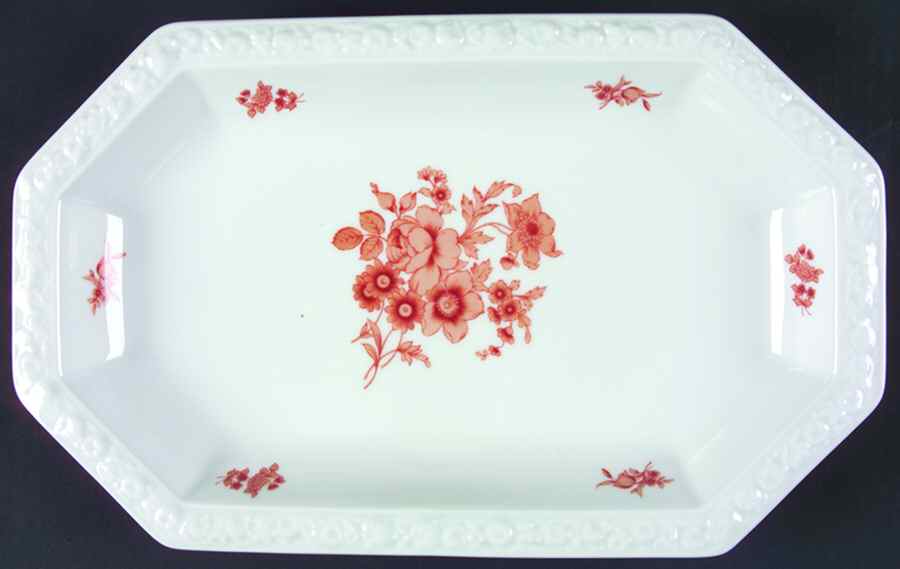 Monticello Orange 13" Oval Serving Platter by Rosenthal - Continental-1
