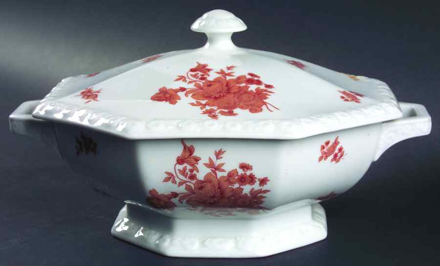 Monticello Orange Round Covered Vegetable by Rosenthal - Continental-1