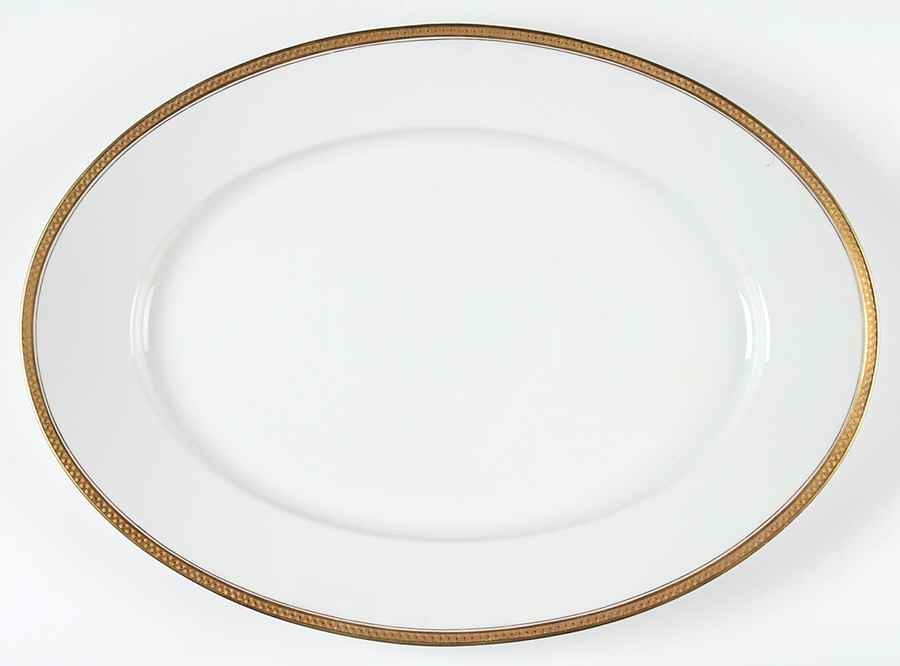 Monacco White 17" Oval Serving Platter by Rosenthal - Continental-1