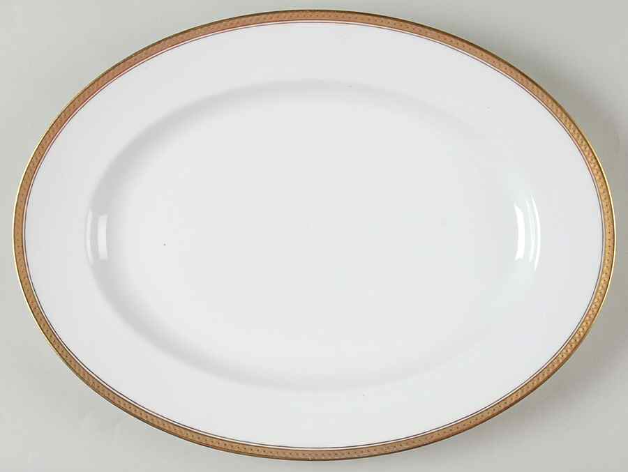 Monacco White 14" Oval Serving Platter by Rosenthal - Continental-1