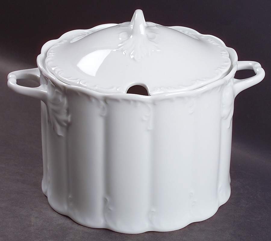 Monbijou (All White) Tureen &  Lid by Rosenthal - Continental-1