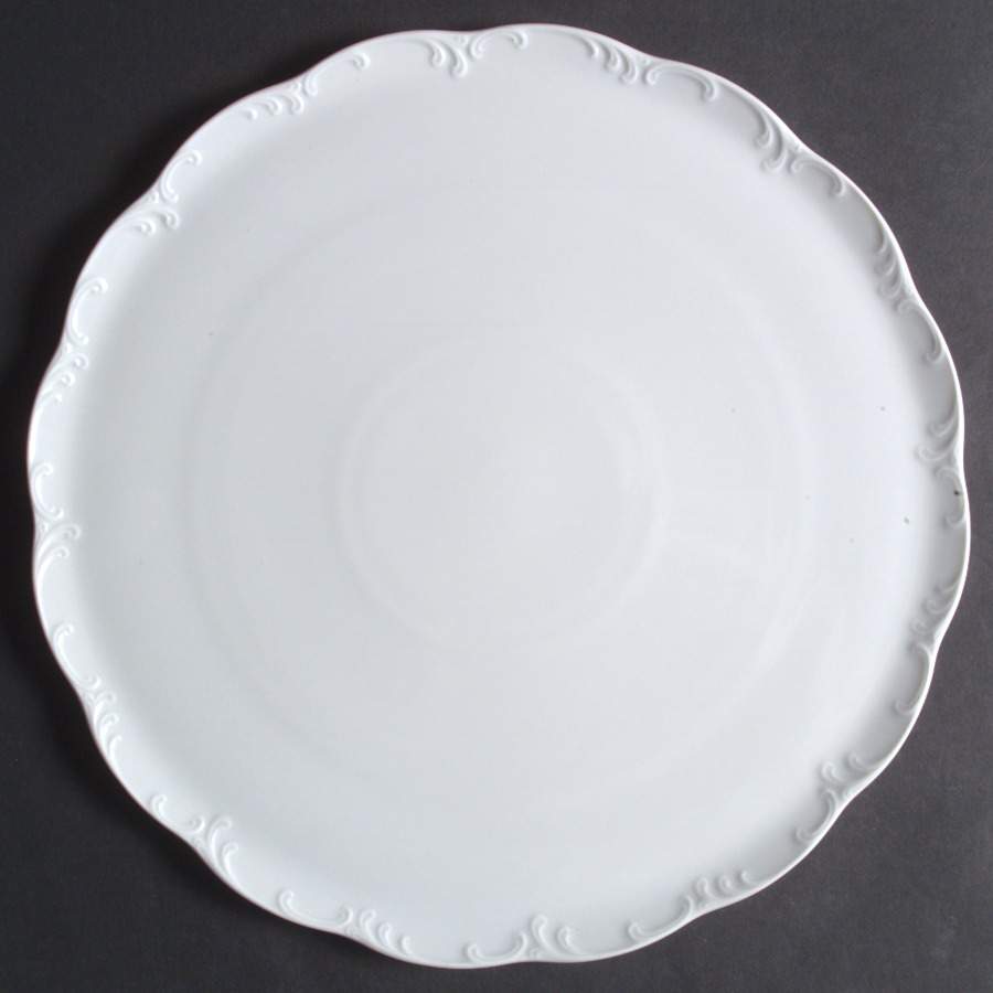 Monbijou (All White) Round Torte Plate by Rosenthal - Continental-1