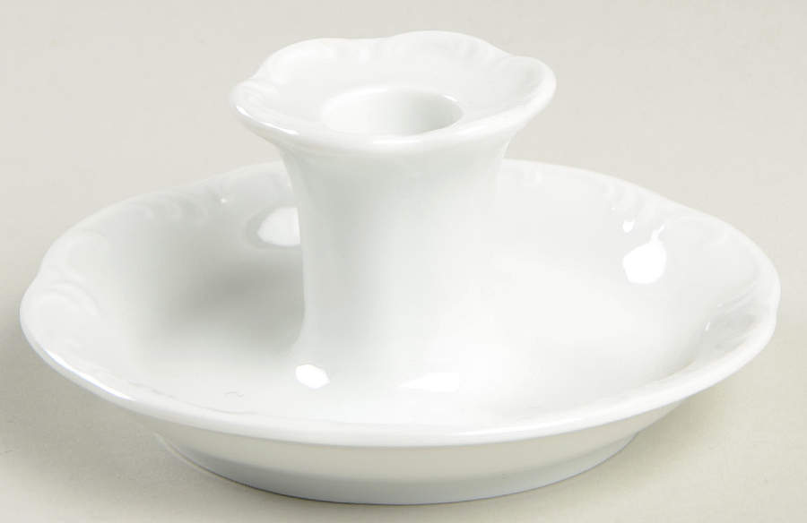 Monbijou (All White) 2" Candlestick by Rosenthal - Continental-1