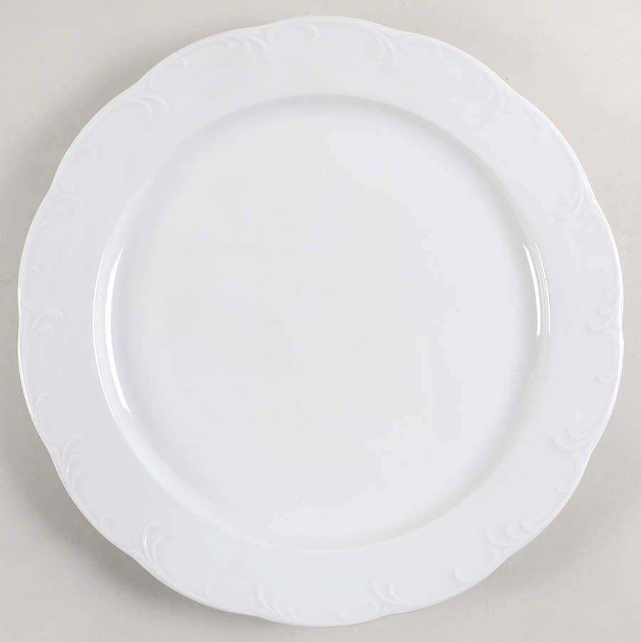 Monbijou (All White) 11" Chop Plate (Round Platter) by Rosenthal - Continental-1