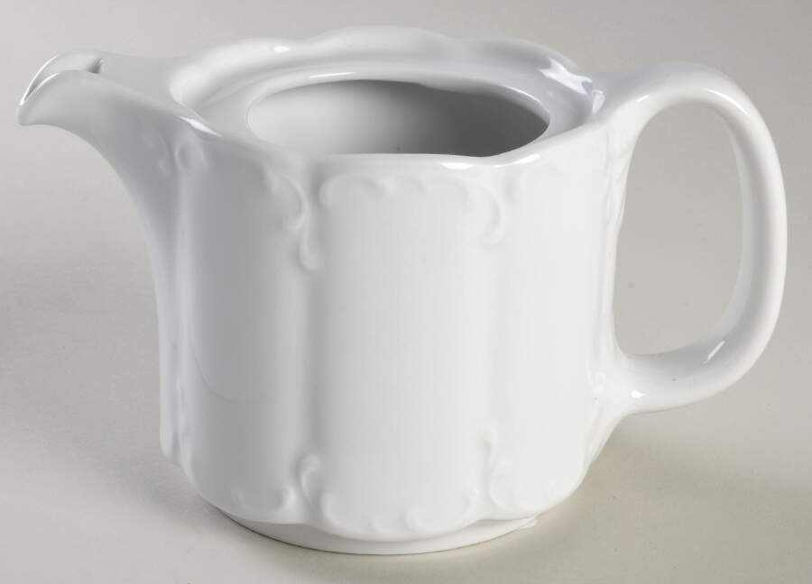 Monbijou (All White) Mini Teapot No Lid by Rosenthal - Continental-1