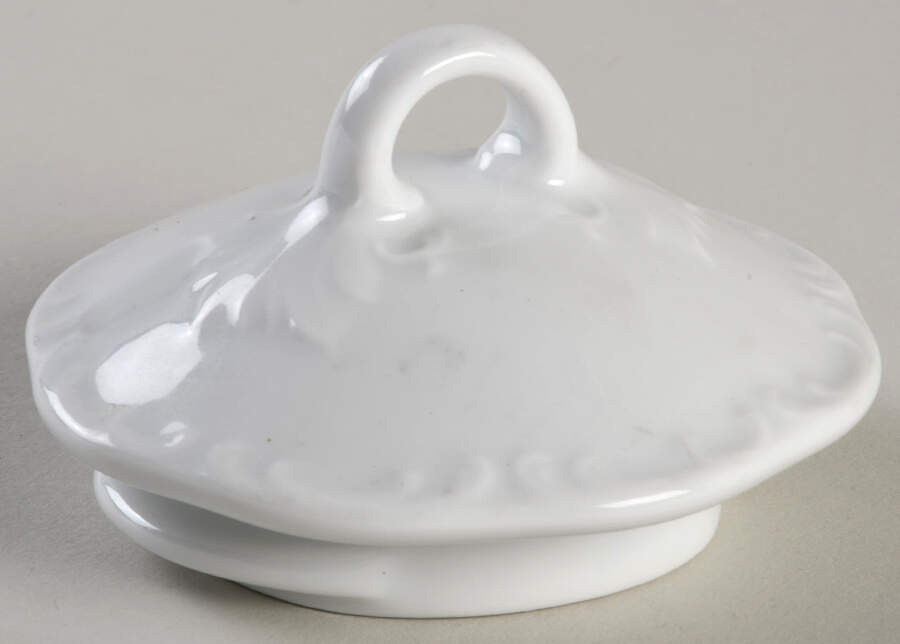Monbijou (All White) Lid for Mini Teapot by Rosenthal - Continental-1