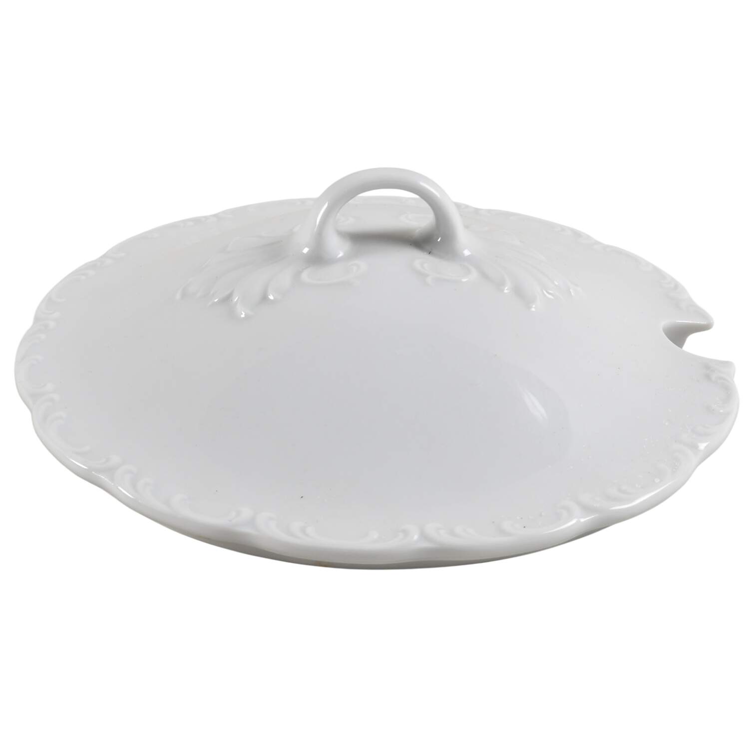 Monbijou (All White) Lid for Round Vegetable by Rosenthal - Continental-1