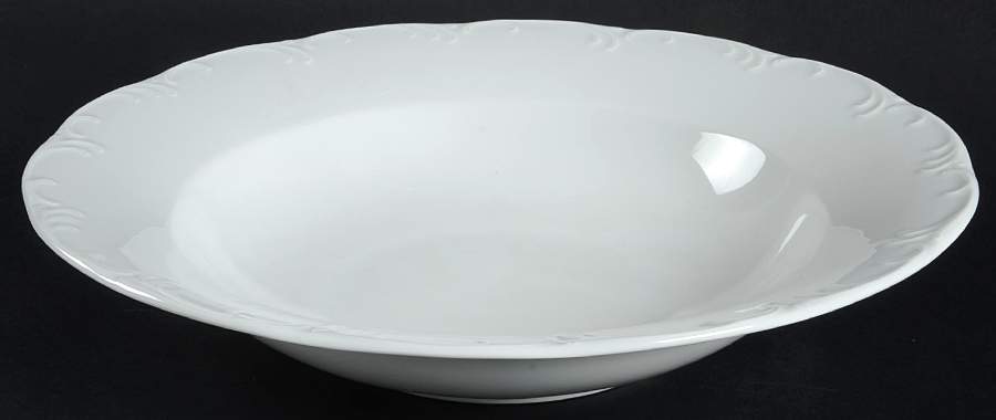 Monbijou (All White) 11" Individual Pasta Bowl by Rosenthal - Continental-1