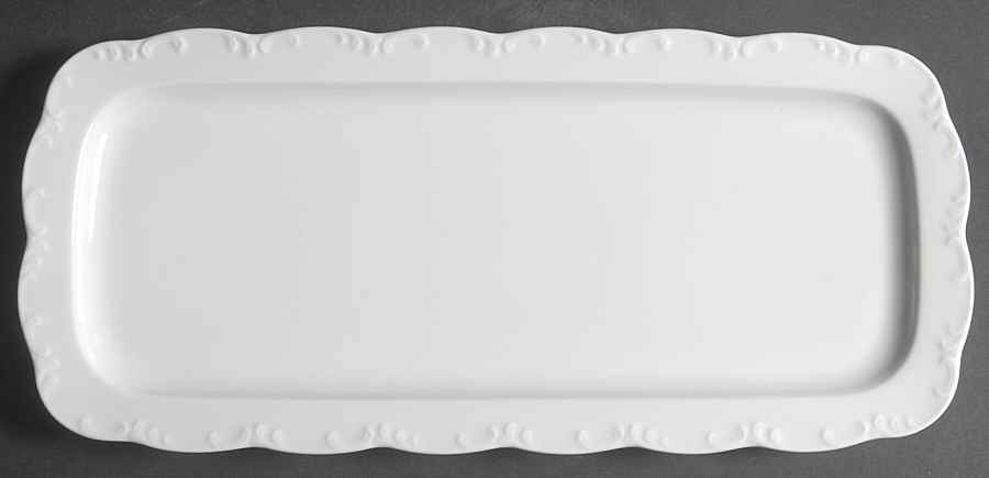 Monbijou (All White) Large Sandwich Tray by Rosenthal - Continental-1