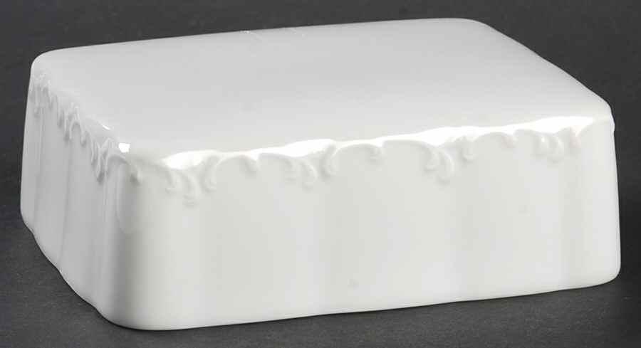 Monbijou (All White) Lid for Square Butter by Rosenthal - Continental-1