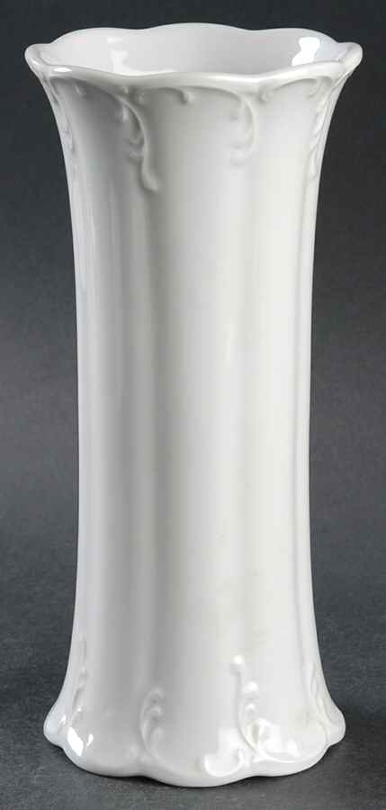Monbijou (All White) 8" Vase by Rosenthal - Continental-1