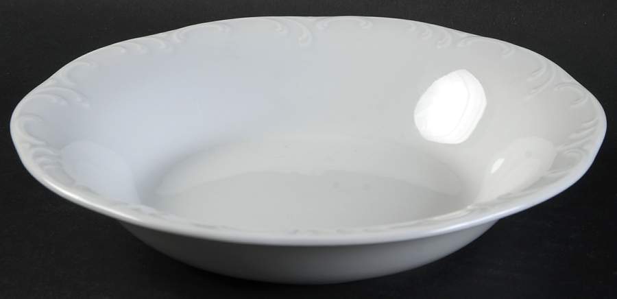 Monbijou (All White) Coupe Soup Bowl by Rosenthal - Continental-1