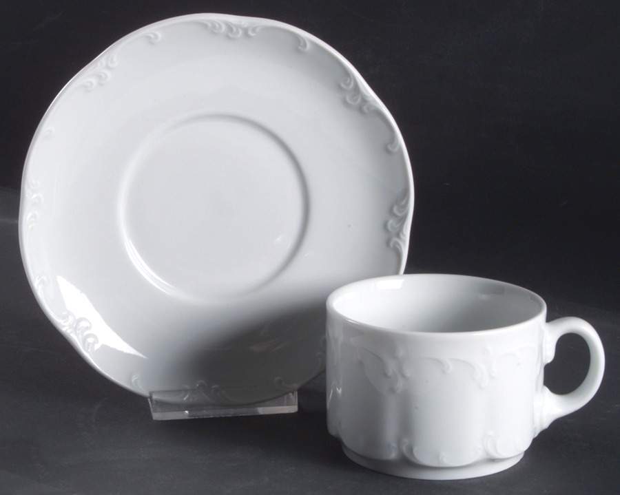 Monbijou (Restaurant) Flat Cup & Saucer Set by Rosenthal - Continental-1